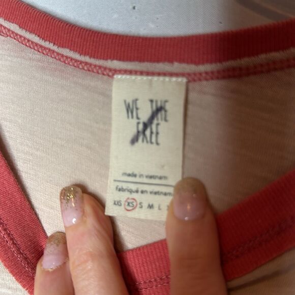 Free People Friday Fever Coral Dolman Top. Size XSmall. - Picture 8 of 12